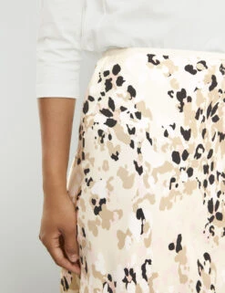 Taifun Fließender A-Linien-Rock Mit Elastischem Bund 11 Taifun Fließender A-Linien-Rock Mit Elastischem Bund -Gerry Weber Verkäufe fliessender a linien rock mit elastischem bund 100