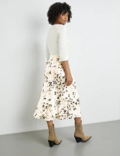 Taifun Fließender A-Linien-Rock Mit Elastischem Bund 12 Taifun Fließender A-Linien-Rock Mit Elastischem Bund -Gerry Weber Verkäufe fliessender a linien rock mit elastischem bund 104