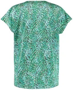 Gerry Weber Fließendes Blusenshirt Mit Allover-Print -Gerry Weber Verkäufe fliessendes blusenshirt mit allover print 03