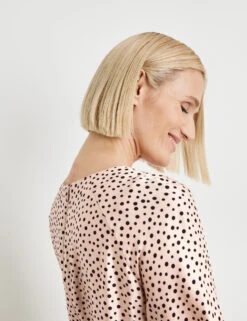 Gerry Weber Fließendes Kleid Mit Ballonärmeln -Gerry Weber Verkäufe fliessendes kleid mit ballonaermeln 100