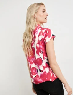 Taifun Floral Gemusterte Kurzarmbluse Mit Kleinem Stehkragen 12 Taifun Floral Gemusterte Kurzarmbluse Mit Kleinem Stehkragen -Gerry Weber Verkäufe floral gemusterte kurzarmbluse mit kleinem stehkragen 104