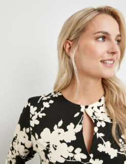 Taifun Floral Gemusterte Langarmbluse Mit Aufspringender Falte 11 Taifun Floral Gemusterte Langarmbluse Mit Aufspringender Falte -Gerry Weber Verkäufe floral gemusterte langarmbluse mit aufspringender falte 100