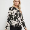 Taifun Floral Gemusterte Langarmbluse Mit Aufspringender Falte 1 Taifun Floral Gemusterte Langarmbluse Mit Aufspringender Falte -Gerry Weber Verkäufe floral gemusterte langarmbluse mit aufspringender falte 110