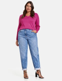 Gemusterte 7/8 Jeans Jenny -Gerry Weber Verkäufe gemusterte 78 jeans jenny 01