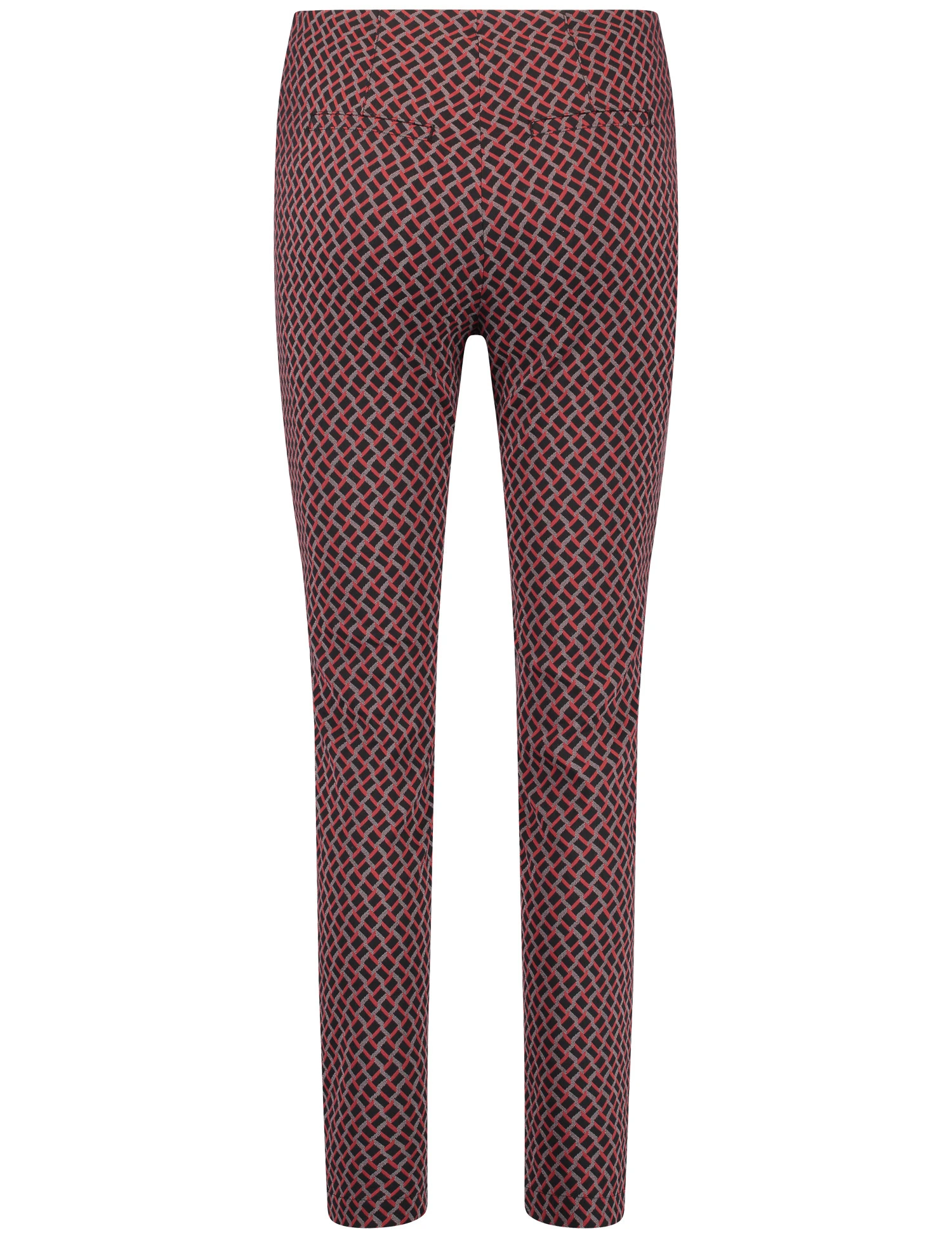 Gerry Weber Gemusterte 7/8 Stretchhose Slim Fit 5 Gerry Weber Gemusterte 7/8 Stretchhose Slim Fit – Bild 3