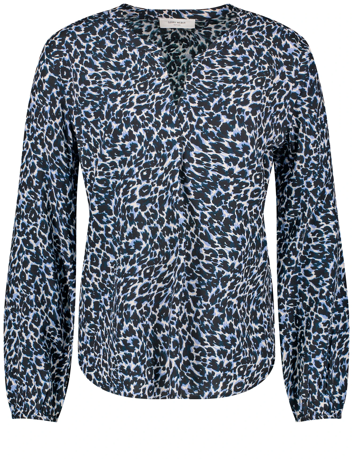 Gerry Weber Gemusterte Bluse Mit Falte Am Vorderteil 4 Gerry Weber Gemusterte Bluse Mit Falte Am Vorderteil – Bild 2