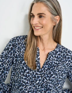 Gerry Weber Gemusterte Bluse Mit Falte Am Vorderteil 12 Gerry Weber Gemusterte Bluse Mit Falte Am Vorderteil -Gerry Weber Verkäufe gemusterte bluse mit falte am vorderteil 100