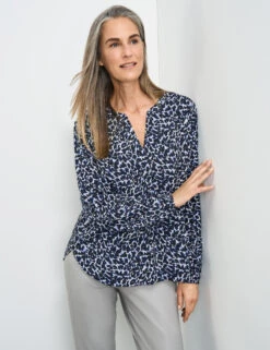 Gerry Weber Gemusterte Bluse Mit Falte Am Vorderteil 13 Gerry Weber Gemusterte Bluse Mit Falte Am Vorderteil -Gerry Weber Verkäufe gemusterte bluse mit falte am vorderteil 102