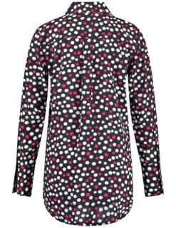Taifun Gemusterte Longbluse Mit Verlängertem Rückenteil -Gerry Weber Verkäufe gemusterte longbluse mit verlaengertem rueckenteil 03