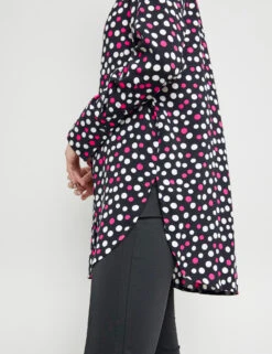 Taifun Gemusterte Longbluse Mit Verlängertem Rückenteil -Gerry Weber Verkäufe gemusterte longbluse mit verlaengertem rueckenteil 100