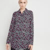 Taifun Gemusterte Longbluse Mit Verlängertem Rückenteil -Gerry Weber Verkäufe gemusterte longbluse mit verlaengertem rueckenteil 110