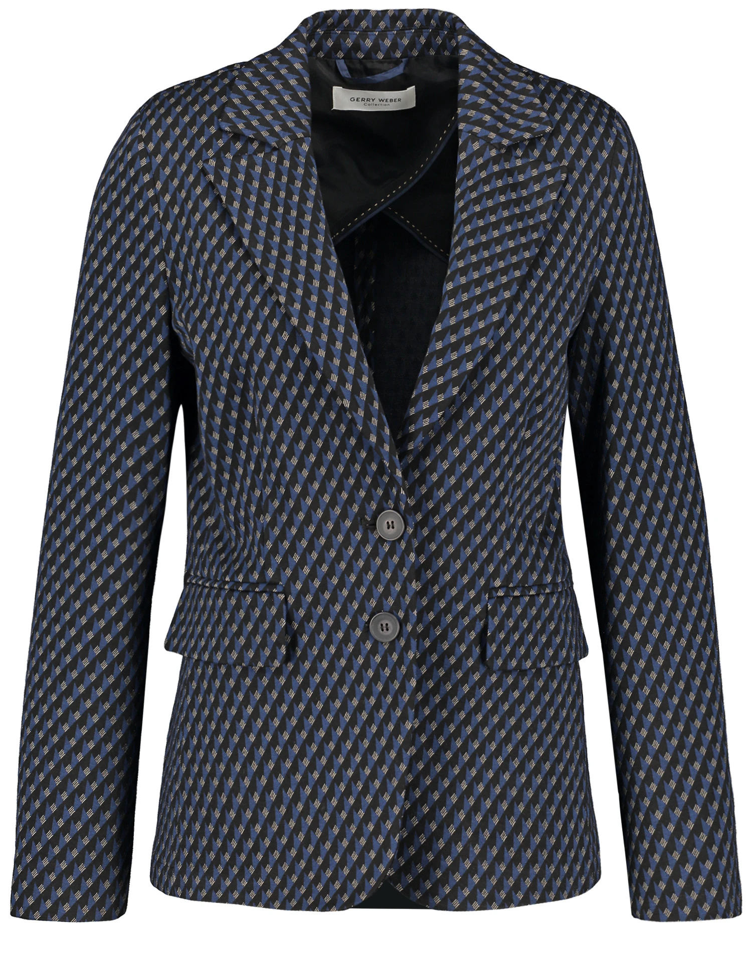 Gerry Weber Gemusterter Blazer Mit Pattentaschen 4 Gerry Weber Gemusterter Blazer Mit Pattentaschen – Bild 2
