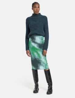 Gerry Weber Gemusterter Bleistiftrock Aus Feinstrick 15 Gerry Weber Gemusterter Bleistiftrock Aus Feinstrick -Gerry Weber Verkäufe gemusterter bleistiftrock aus feinstrick 01