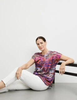 Gerry Weber Gemustertes Blusenshirt Mit Ausschnittdetail 13 Gerry Weber Gemustertes Blusenshirt Mit Ausschnittdetail -Gerry Weber Verkäufe gemustertes blusenshirt mit ausschnittdetail 102