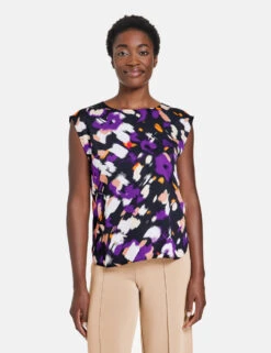 Gerry Weber Gemustertes Blusenshirt Mit Kleinem Schlitz Am Rücken 15 Gerry Weber Gemustertes Blusenshirt Mit Kleinem Schlitz Am Rücken -Gerry Weber Verkäufe gemustertes blusenshirt mit kleinem schlitz am ruecken 01