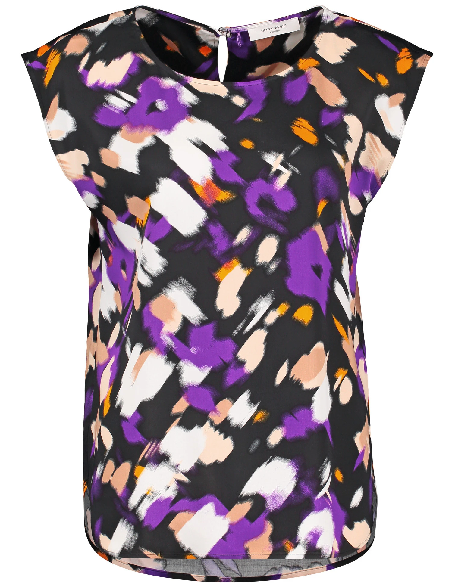 Gerry Weber Gemustertes Blusenshirt Mit Kleinem Schlitz Am Rücken 4 Gerry Weber Gemustertes Blusenshirt Mit Kleinem Schlitz Am Rücken – Bild 2