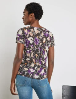 Gerry Weber Gemustertes Kurzarmshirt Mit Elastischem Saum 14 Gerry Weber Gemustertes Kurzarmshirt Mit Elastischem Saum -Gerry Weber Verkäufe gemustertes kurzarmshirt mit elastischem saum 104