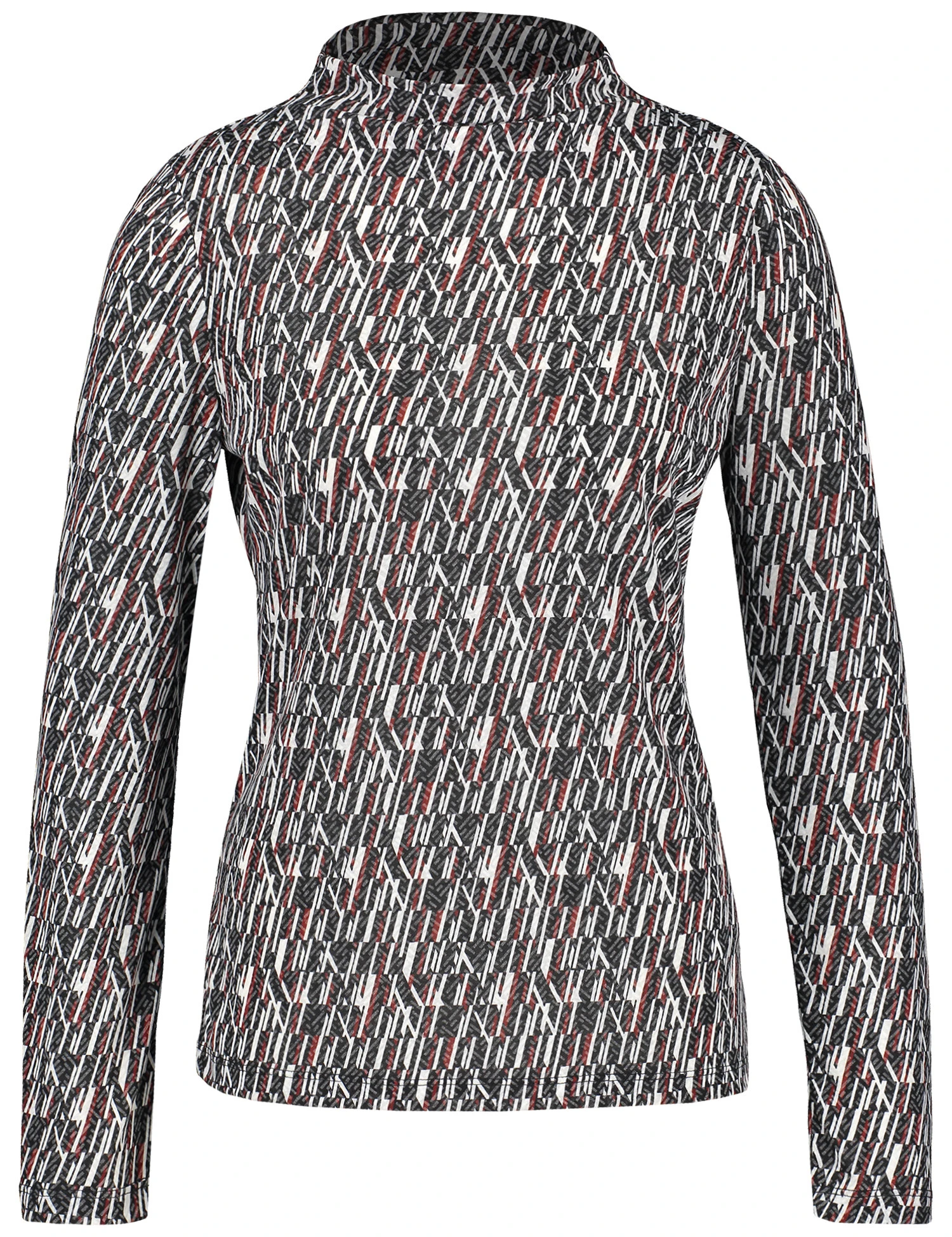Gerry Weber Gemustertes Langarmshirt Mit Ausbrenner-Optik 4 Gerry Weber Gemustertes Langarmshirt Mit Ausbrenner-Optik – Bild 2