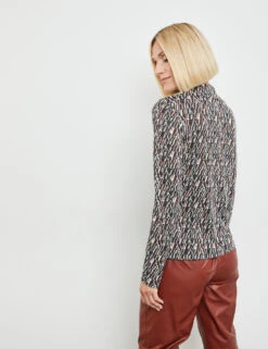 Gerry Weber Gemustertes Langarmshirt Mit Ausbrenner-Optik 14 Gerry Weber Gemustertes Langarmshirt Mit Ausbrenner-Optik -Gerry Weber Verkäufe gemustertes langarmshirt mit ausbrenner optik 104