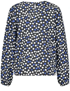 Taifun Gepunktetes Blusenshirt Mit Elastischem Ärmelsaum 10 Taifun Gepunktetes Blusenshirt Mit Elastischem Ärmelsaum -Gerry Weber Verkäufe gepunktetes blusenshirt mit elastischem aermelsaum 03