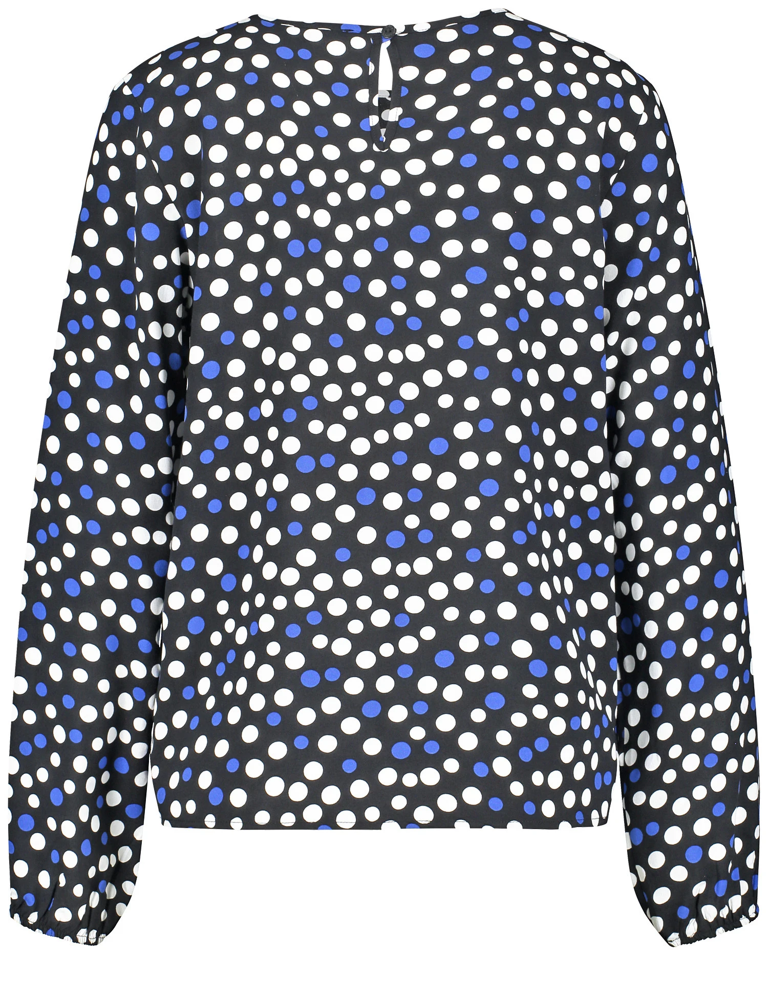 Taifun Gepunktetes Blusenshirt Mit Elastischem Ärmelsaum 5 Taifun Gepunktetes Blusenshirt Mit Elastischem Ärmelsaum – Bild 3