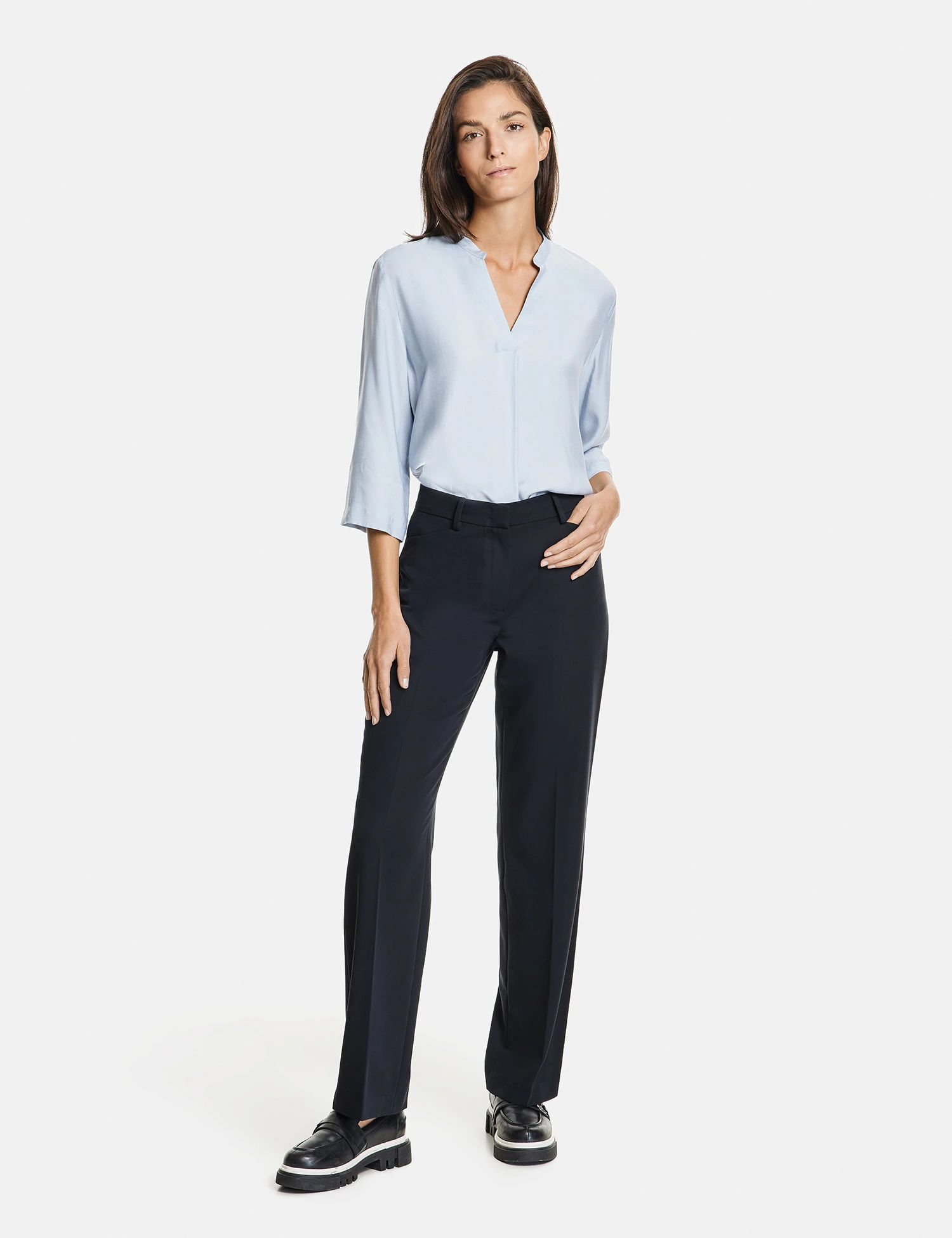 Gerry Weber Gerade Geschnittene Hose 9 Gerry Weber Gerade Geschnittene Hose – Bild 7