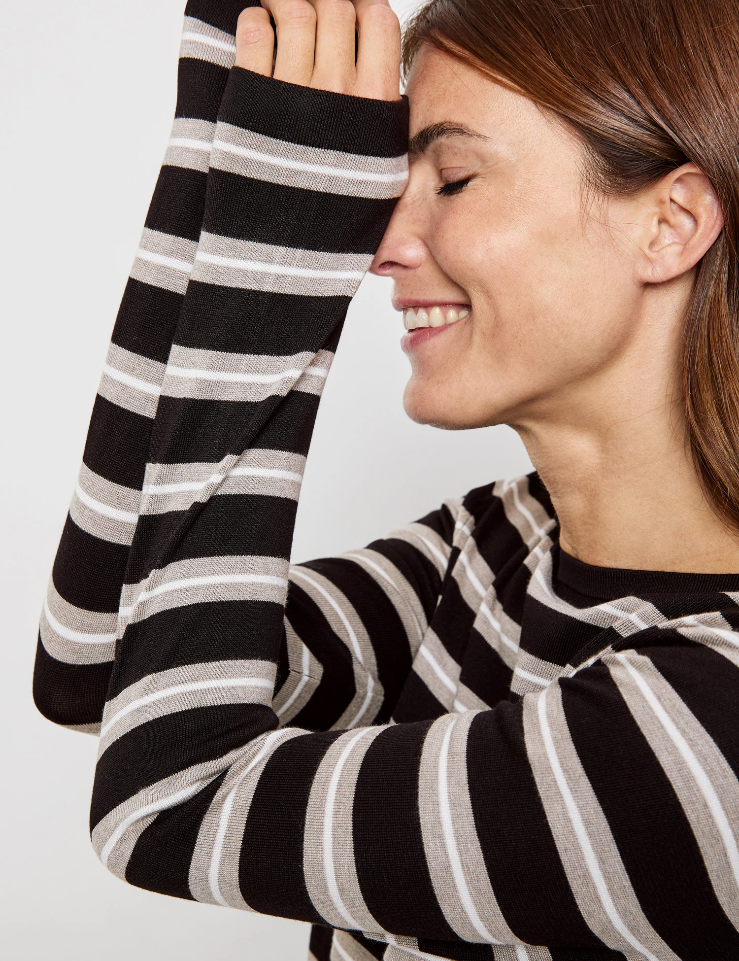 Gerry Weber Geringelter Pullover 6 Gerry Weber Geringelter Pullover – Bild 4