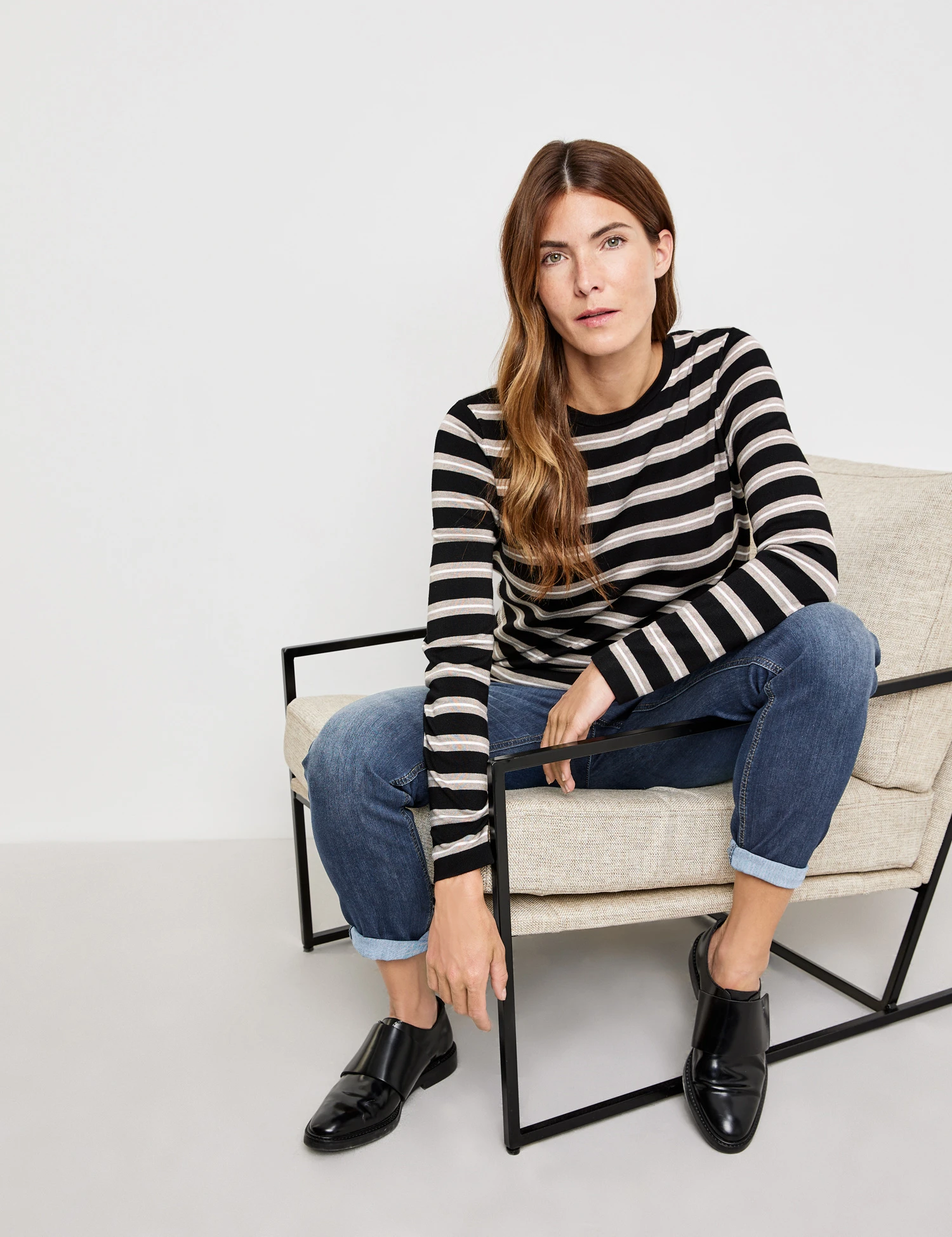 Gerry Weber Geringelter Pullover 9 Gerry Weber Geringelter Pullover – Bild 7