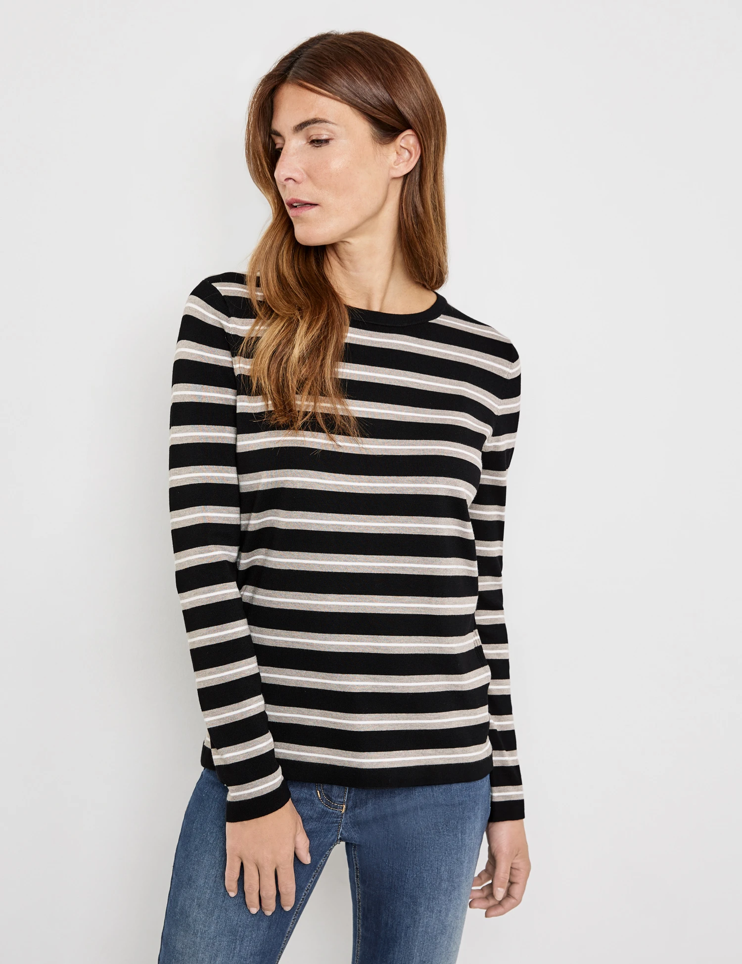 Gerry Weber Geringelter Pullover 3 Gerry Weber Geringelter Pullover