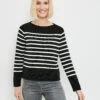 Gerry Weber Geringelter Pullover Aus Baumwolle -Gerry Weber Verkäufe geringelter pullover aus baumwolle 110