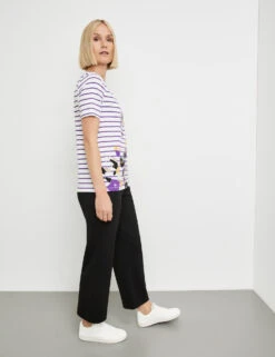 Gerry Weber Geringeltes Halbarmshirt Mit Steinchendekor -Gerry Weber Verkäufe geringeltes halbarmshirt mit steinchendekor 102