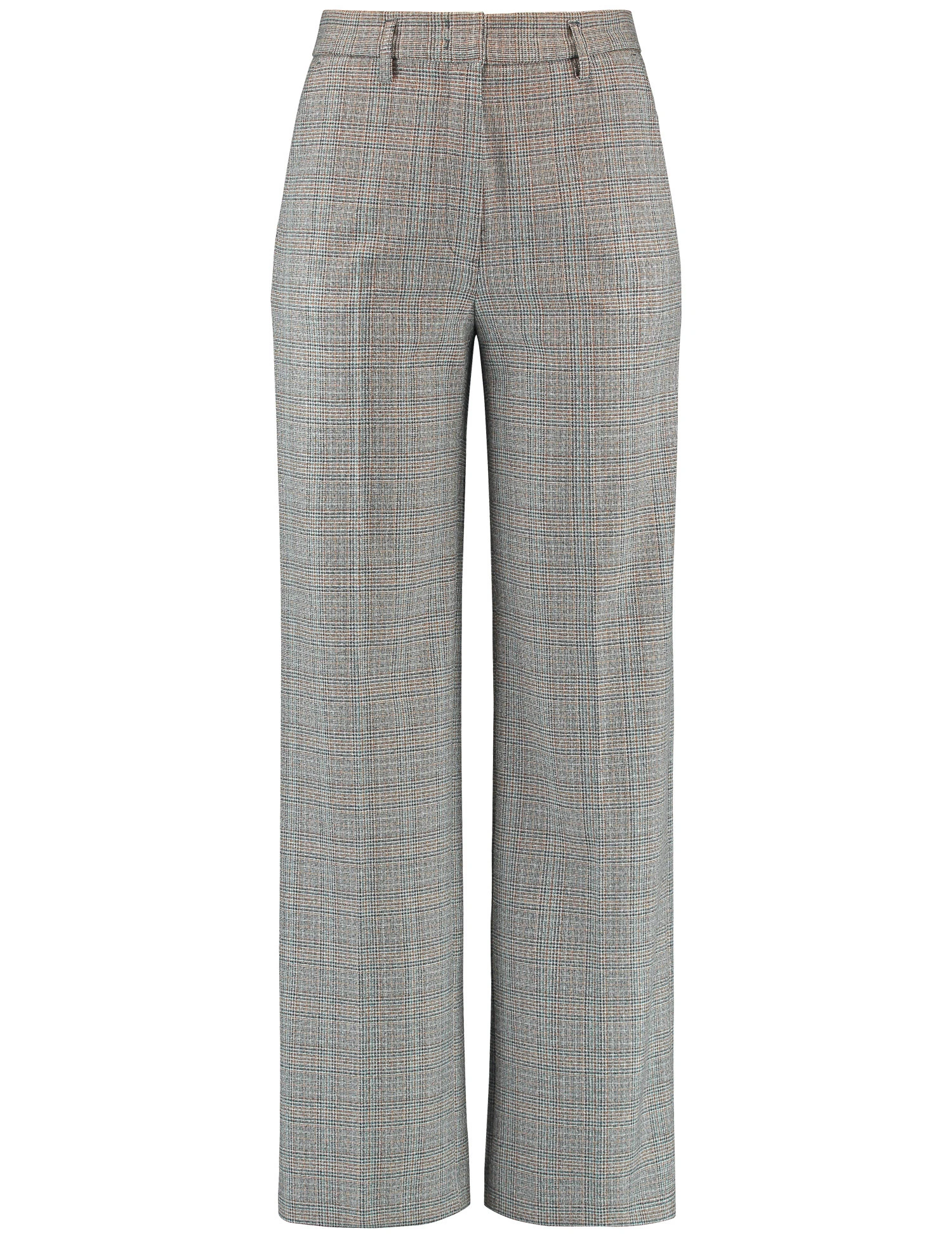 Gerry Weber Glencheck-Hose Mit Weitem Bein 4 Gerry Weber Glencheck-Hose Mit Weitem Bein – Bild 2