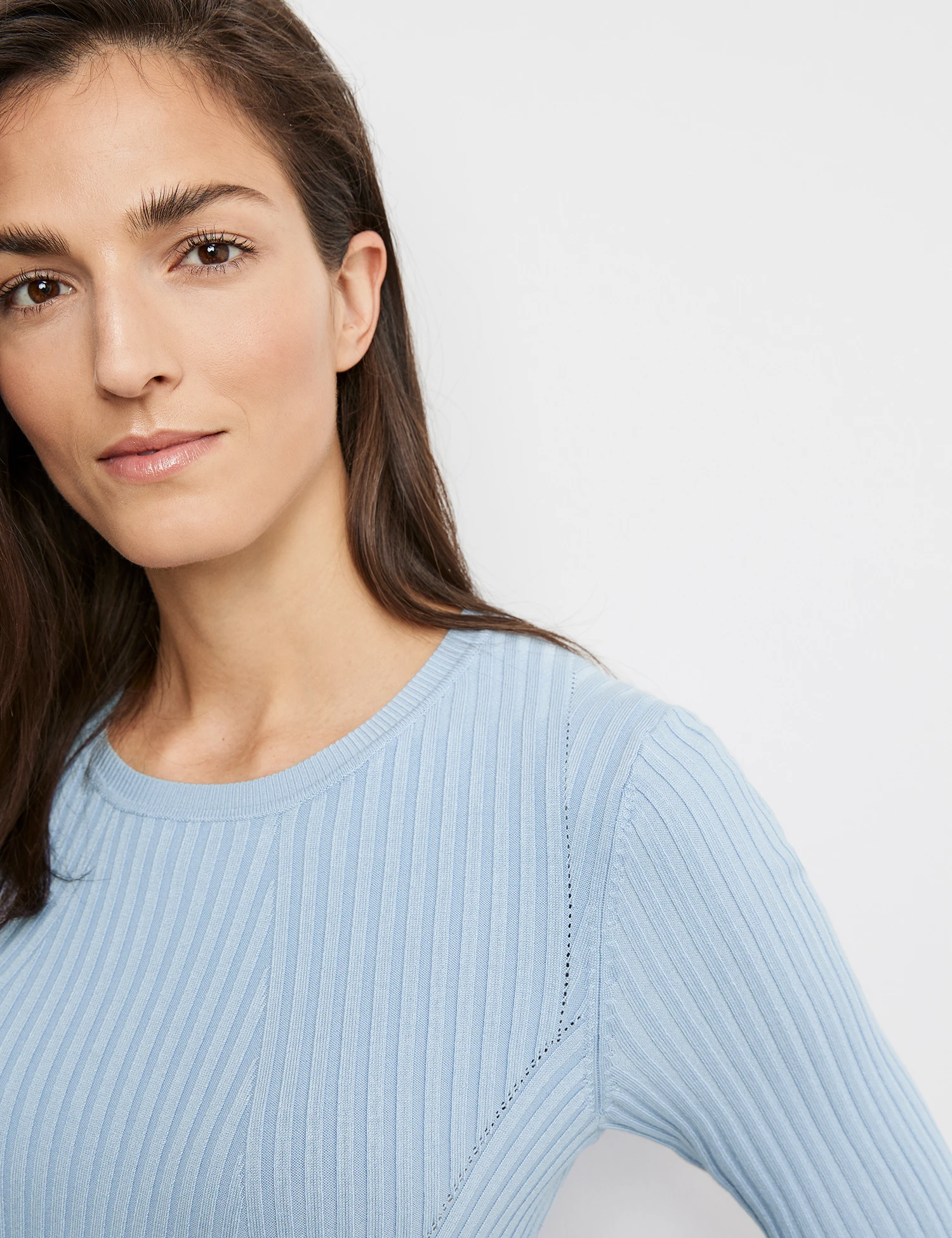 Gerry Weber Halbarmshirt Mit Rippstrick-Struktur 6 Gerry Weber Halbarmshirt Mit Rippstrick-Struktur – Bild 4