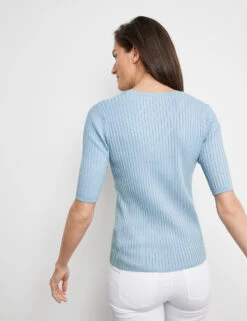 Gerry Weber Halbarmshirt Mit Rippstrick-Struktur 14 Gerry Weber Halbarmshirt Mit Rippstrick-Struktur -Gerry Weber Verkäufe halbarmshirt mit rippstrick struktur 104