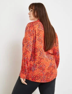 Hemdbluse Mit Allover-Print -Gerry Weber Verkäufe hemdbluse mit allover print 104