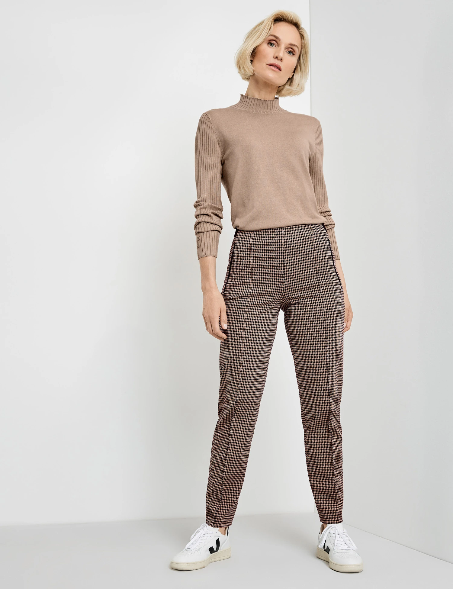 Gerry Weber Hose Mit Vichy Karo 3 Gerry Weber Hose Mit Vichy Karo