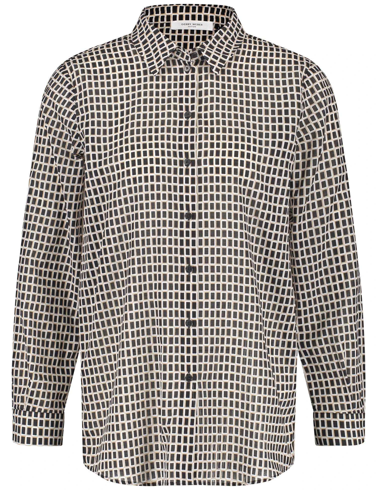 Gerry Weber Karierte Baumwollbluse 4 Gerry Weber Karierte Baumwollbluse – Bild 2