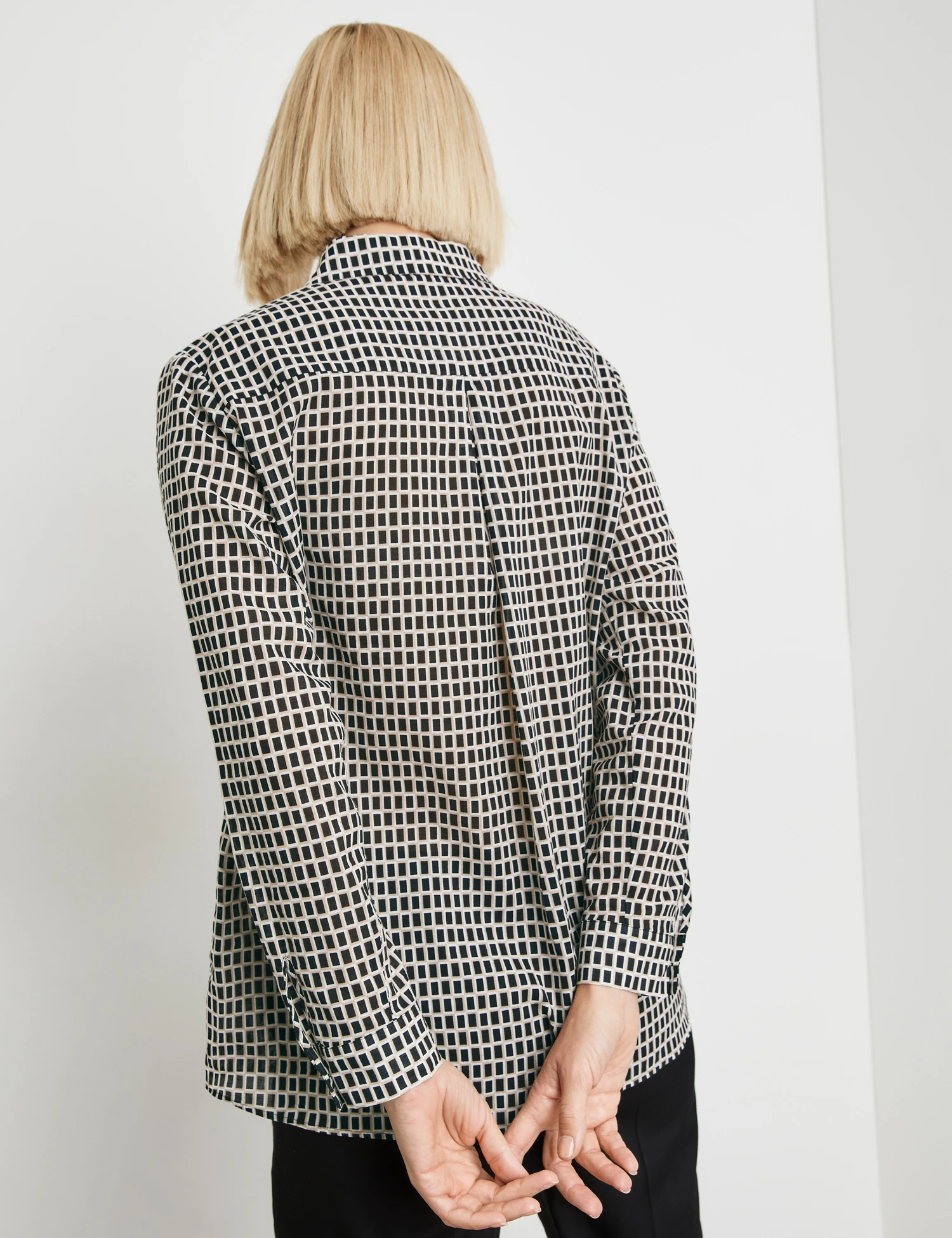 Gerry Weber Karierte Baumwollbluse 8 Gerry Weber Karierte Baumwollbluse – Bild 6