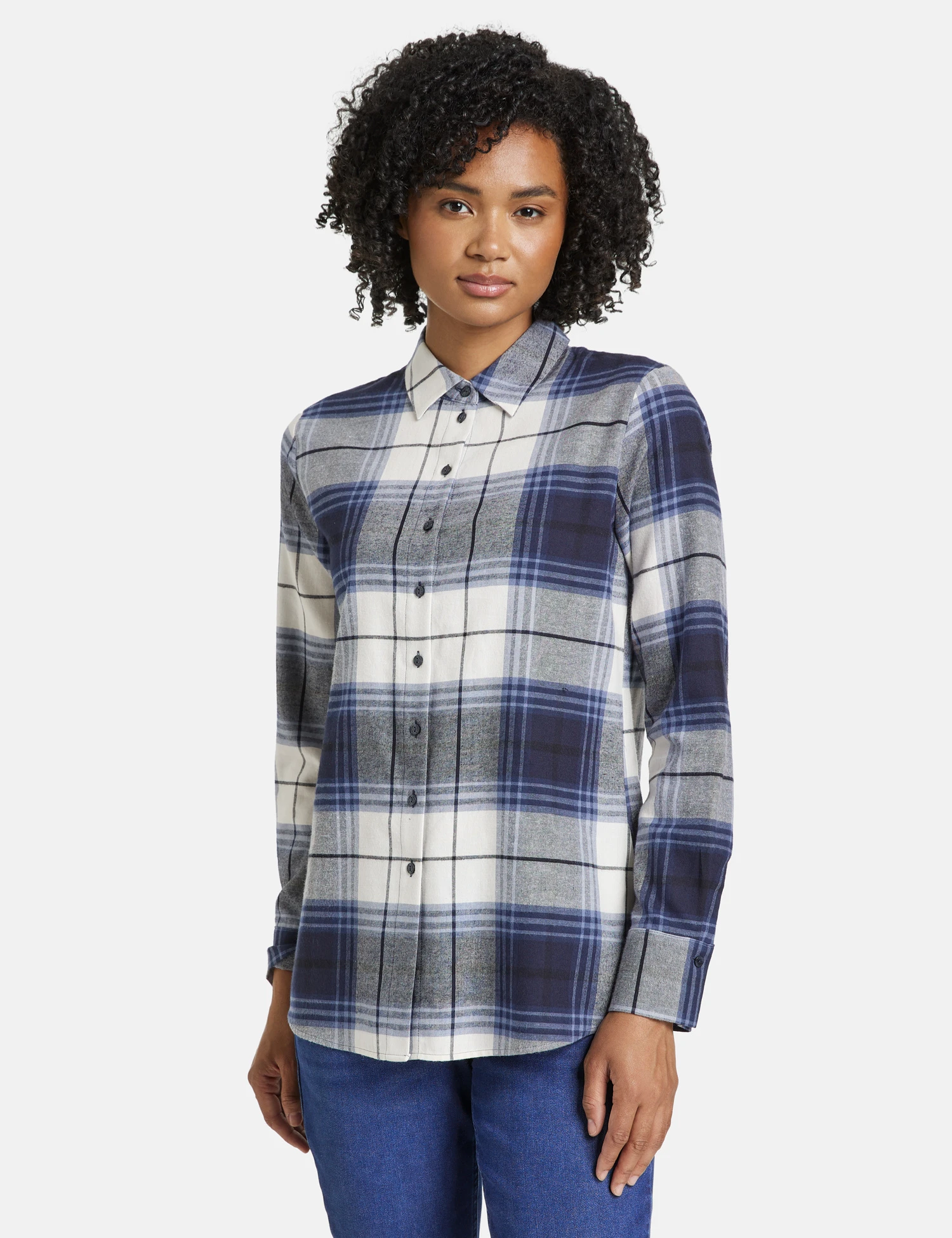 Taifun Karierte Hemdbluse Aus Baumwolle 8 Taifun Karierte Hemdbluse Aus Baumwolle – Bild 6