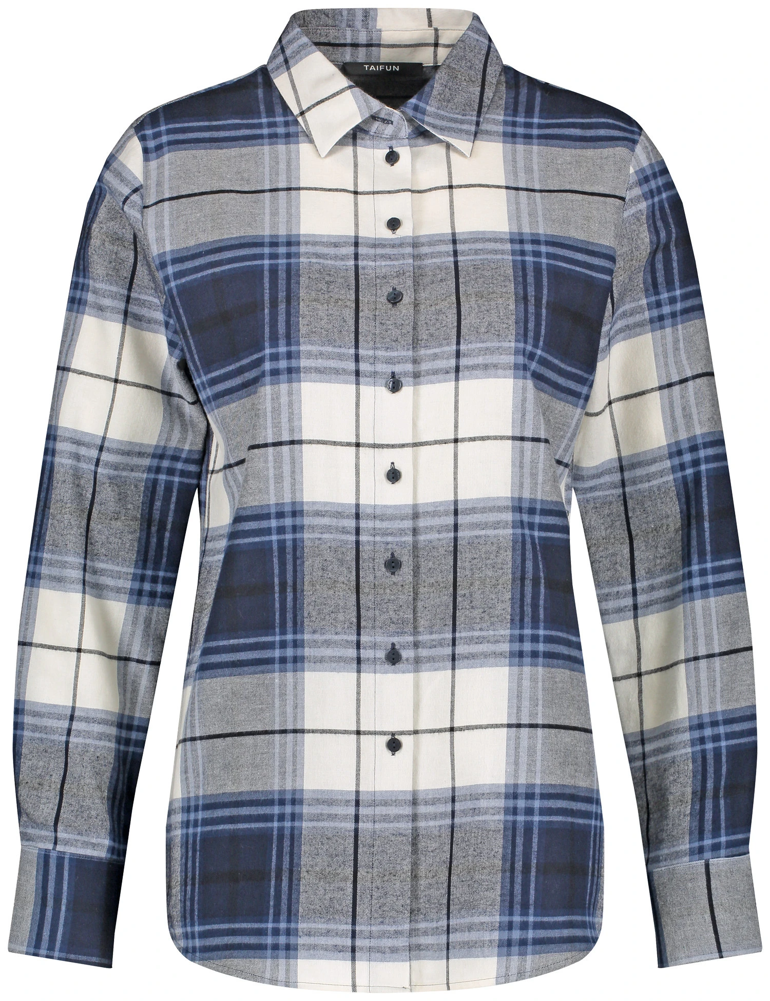 Taifun Karierte Hemdbluse Aus Baumwolle 4 Taifun Karierte Hemdbluse Aus Baumwolle – Bild 2