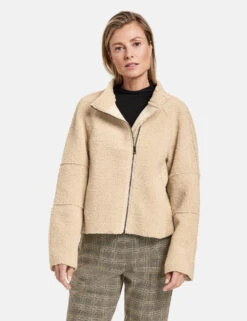 Gerry Weber Kastige Jacke Aus Teddyfleece -Gerry Weber Verkäufe kastige jacke aus teddyfleece 01
