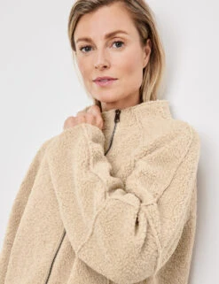Gerry Weber Kastige Jacke Aus Teddyfleece -Gerry Weber Verkäufe kastige jacke aus teddyfleece 100
