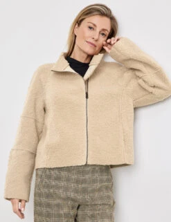 Gerry Weber Kastige Jacke Aus Teddyfleece -Gerry Weber Verkäufe kastige jacke aus teddyfleece 102