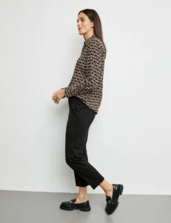 Gerry Weber Klassische 7/8 Hose Mit Saumschlitzen -Gerry Weber Verkäufe klassische 78 hose mit saumschlitzen 102