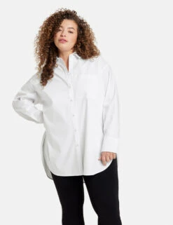 Klassische Longbluse Organic Cotton -Gerry Weber Verkäufe klassische longbluse organic cotton 01