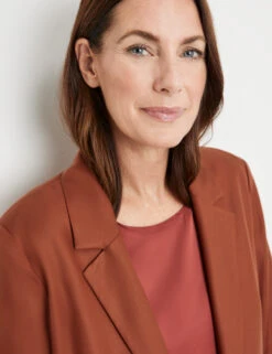 Gerry Weber Klassischer Blazer Aus Fließender Qualität -Gerry Weber Verkäufe klassischer blazer aus fliessender qualitaet 100