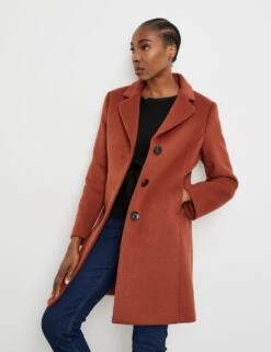 Gerry Weber Klassischer Kurzmantel Mit Wollanteil