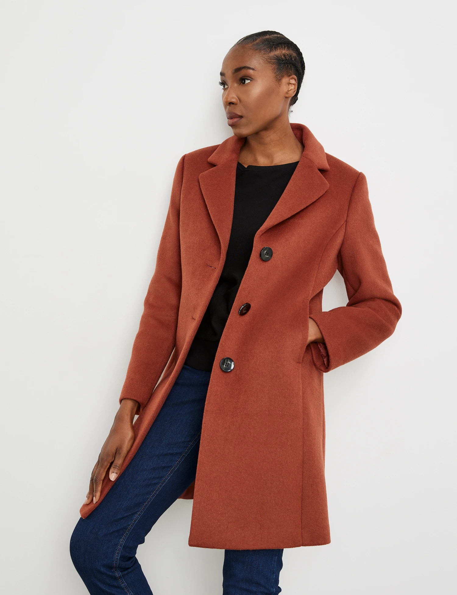 Gerry Weber Klassischer Kurzmantel Mit Wollanteil 3 Gerry Weber Klassischer Kurzmantel Mit Wollanteil