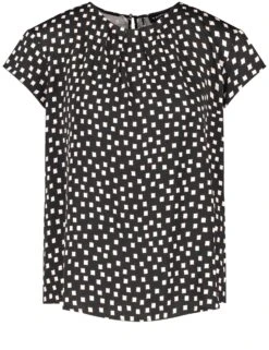Taifun Kurzarmbluse Mit Allover-Print 10 Taifun Kurzarmbluse Mit Allover-Print -Gerry Weber Verkäufe kurzarmbluse mit allover print 02