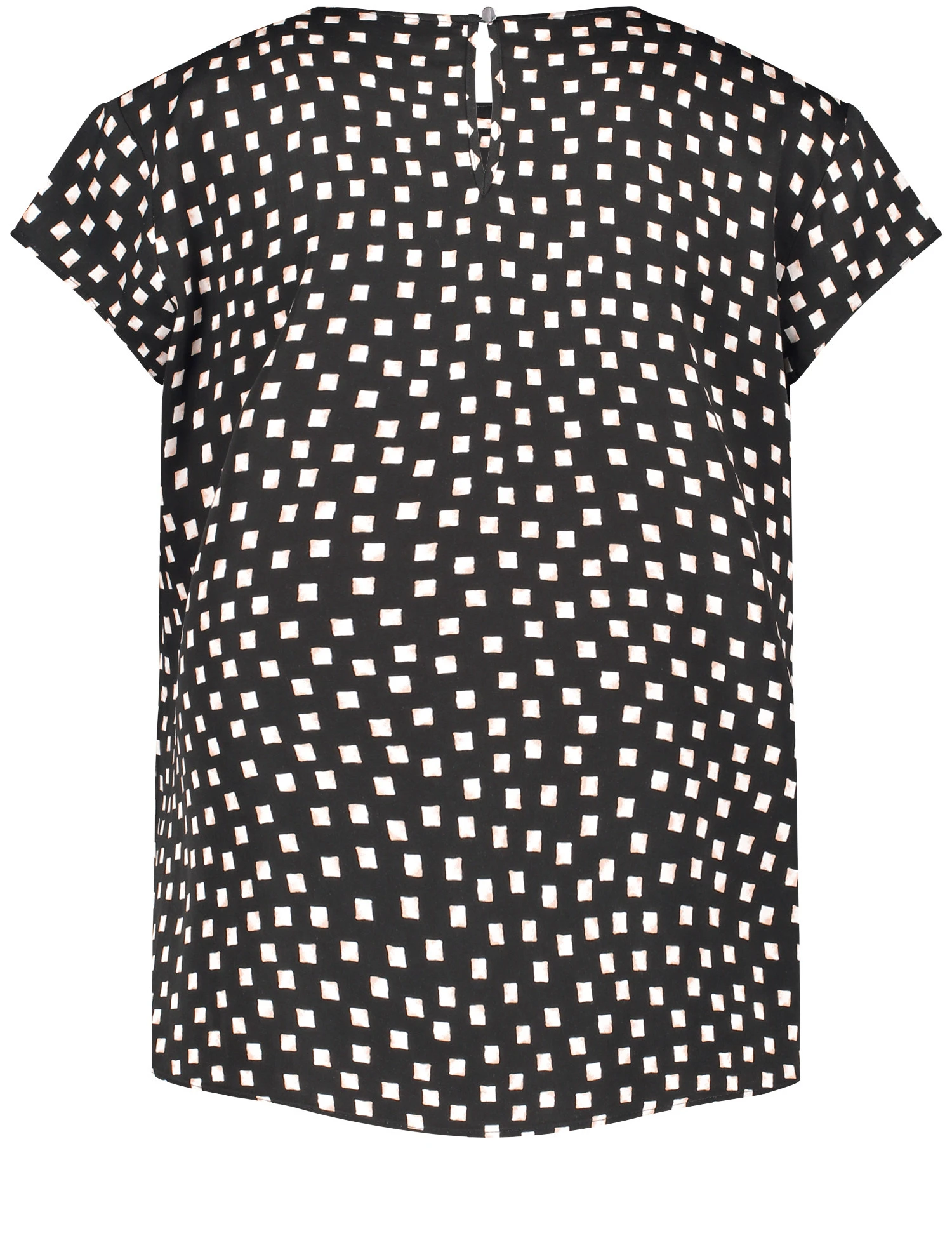 Taifun Kurzarmbluse Mit Allover-Print 5 Taifun Kurzarmbluse Mit Allover-Print – Bild 3